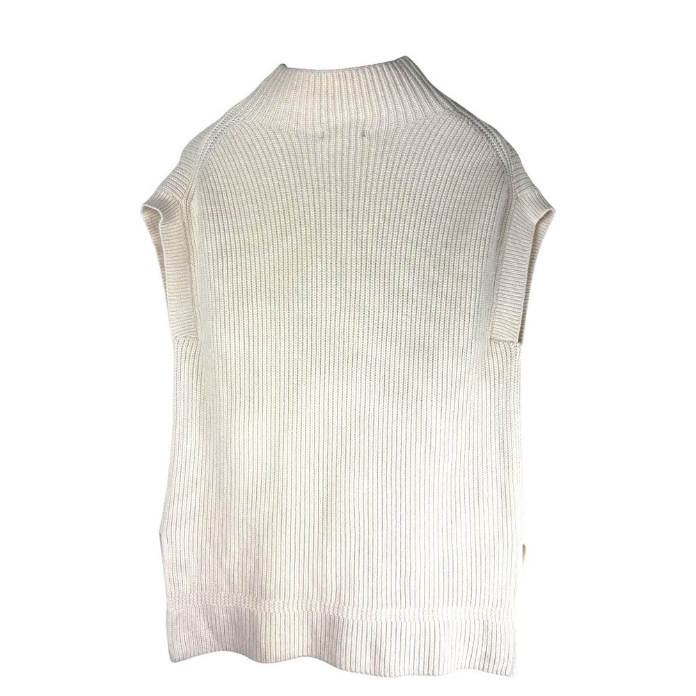Luxury Banana Republic Wool Blend Turtleneck Tunic Sweater Vest, Women's L - Picture 3 of 9